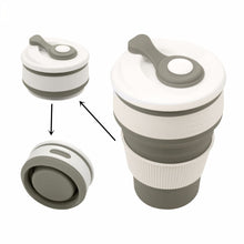 Load image into Gallery viewer, Coffee Mugs Travel Collapsible Silicone Portable tazas for Outdoors Camping Hiking Picnic Folding Office Water Cups BPA Free
